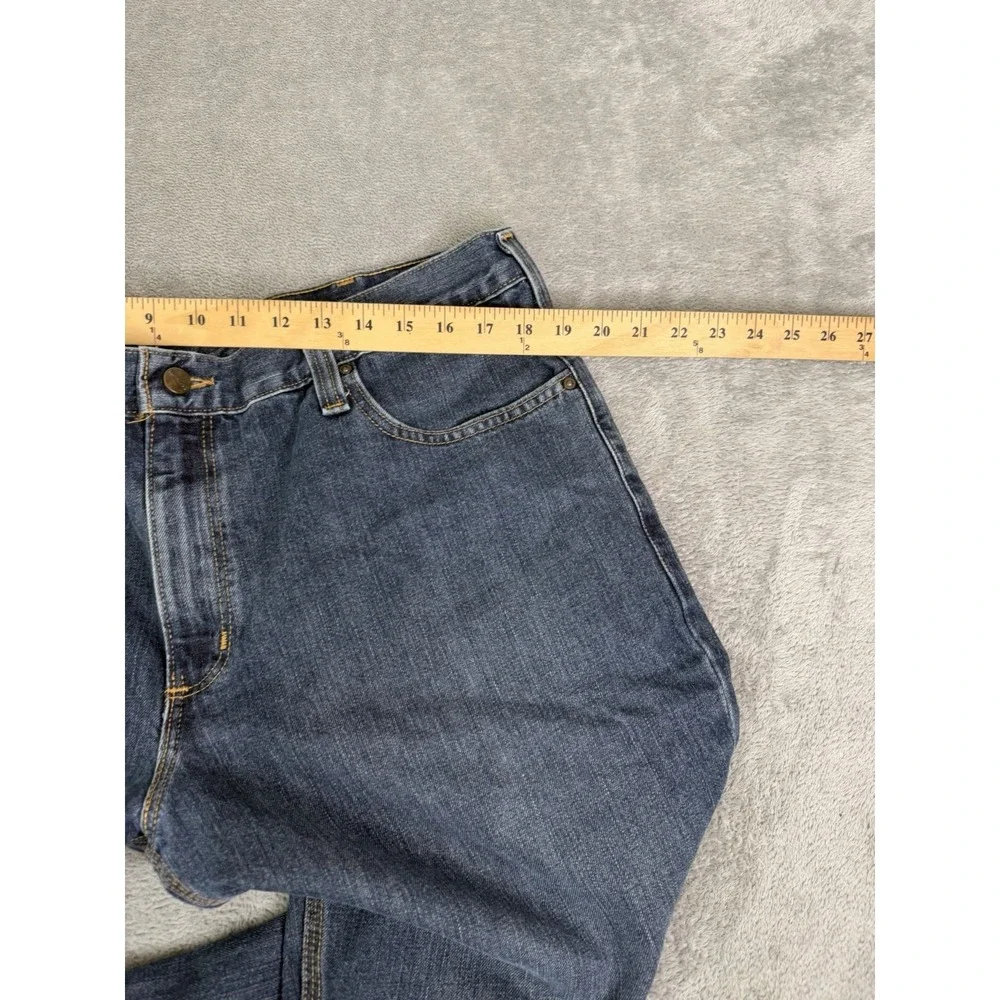 Carhartt Relaxed Fit Straight Jeans Men's Size 38X30 Blue Workwear